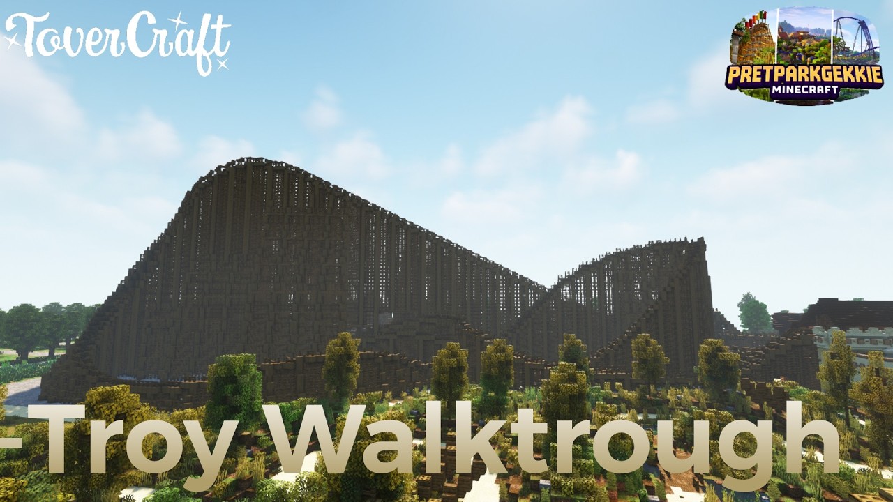 TROY in MINECRAFT! ⚔️| Ontdek ToverCraft Afl.1