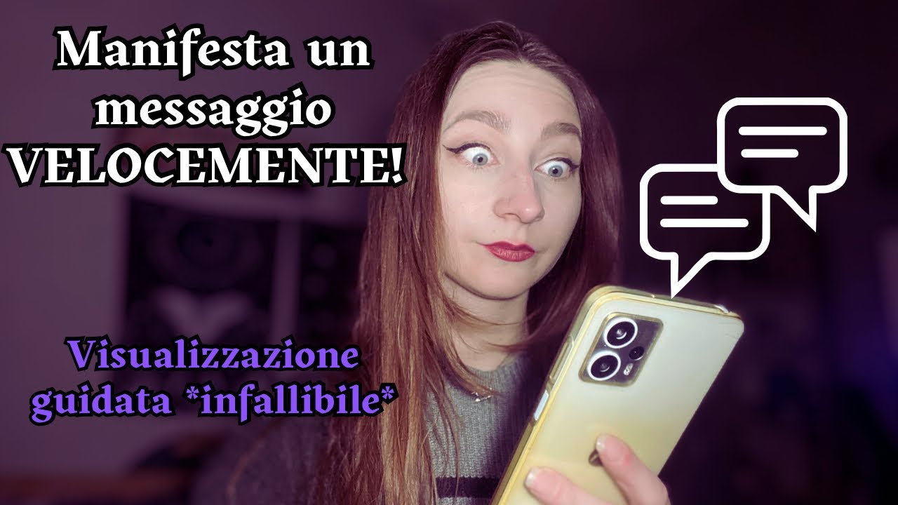 Ricevi VELOCEMENTE un messaggio dalla tua persona specifica!