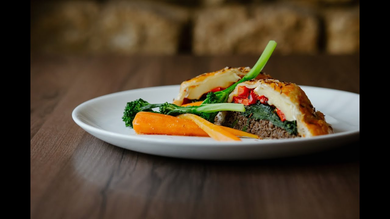 Making a Vegetable and Cheese Wellington