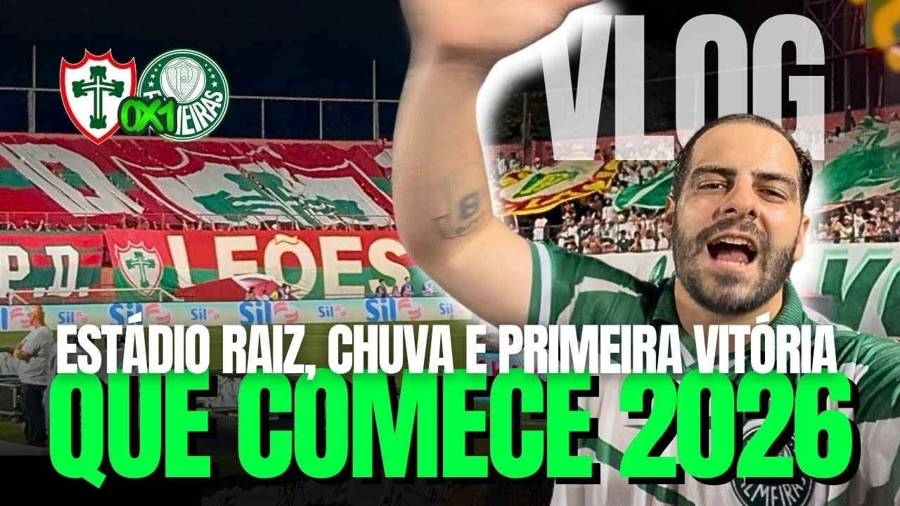 ESTÁDIO RAIZ E VITÓRIA DO VERDÃO NO PRIMEIRO JOGO DO ANO PELO PAULISTÃO