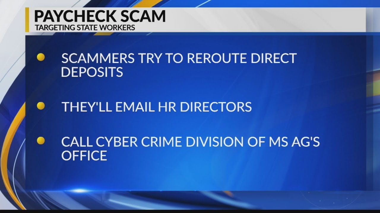 money scam, direct deposit