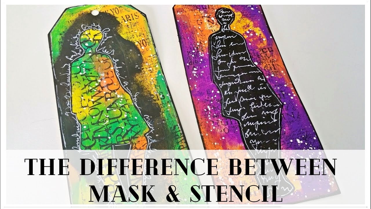 Negative painting technique and the difference between Mask & Stencil