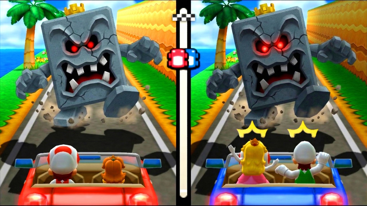 Mario Party The Top 100: DOUBLE PEACH TROUBLE! 🍑🍑 Mario & Luigi vs. Two Peaches?