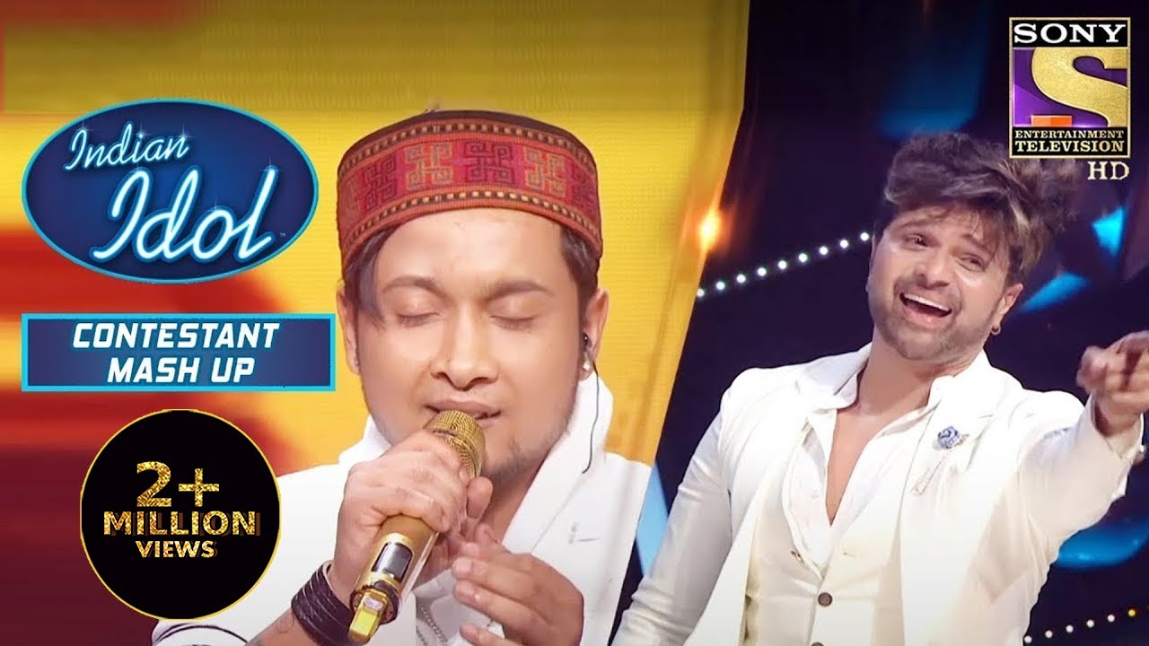 Pawandeep ने कुछ ऐसे कर दिया Himesh को अपनी गायकी का दीवाना | Indian Idol | Contestant Mash Up