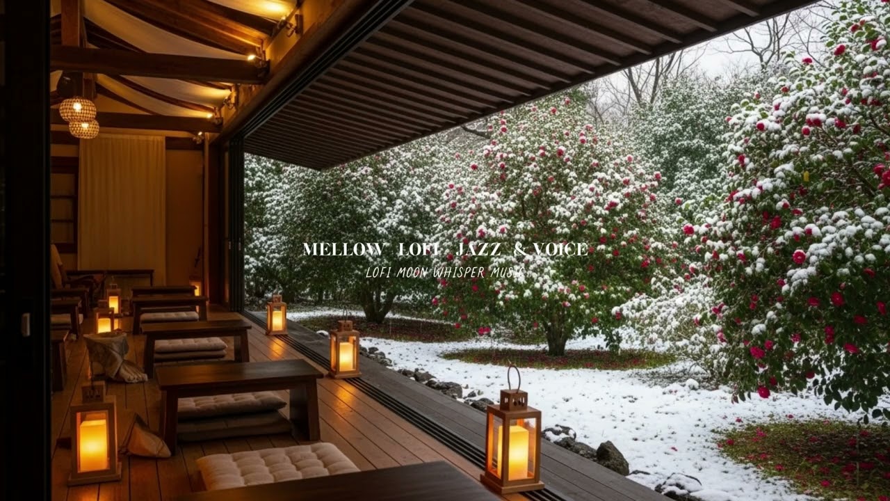 [playlist] Snowy Camellia Garden, Lo-Fi Jazz Voice  Hanok Terrace | Lofi Moon Whisper · Winter Notes