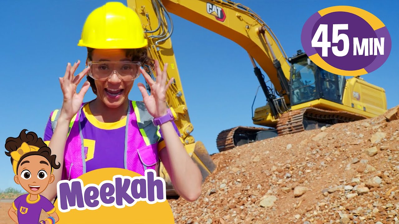 Meekah's Excavator Dance Party! | 45 Minutes of FULL EPISODES | Meekah Education Cartoons for Kids