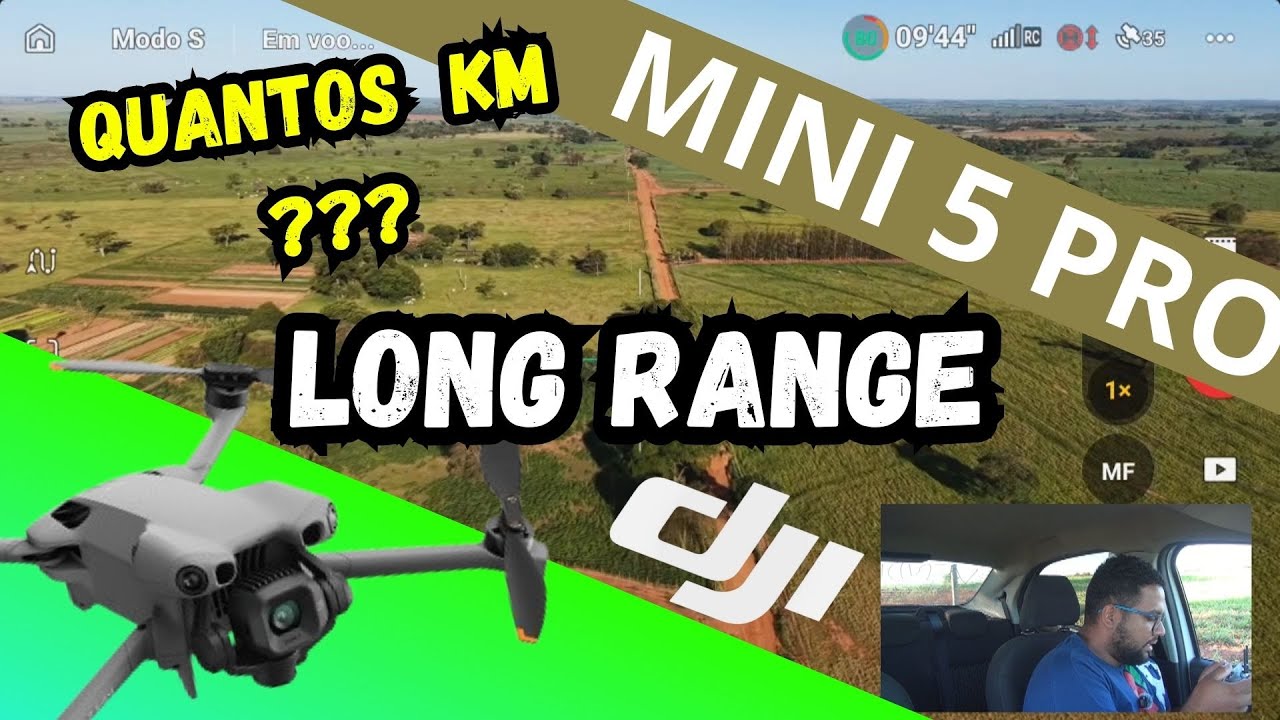 Looong RANGE com o DJI MINI 5 PRO - Teste de LONGA DISTANCIA