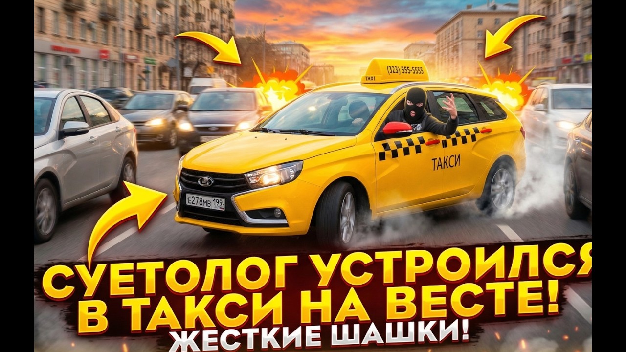 СУЕТОЛОГ УСТРОИЛСЯ В ТАКСИ НА ВЕСТЕ УНИВЕРСАЛ!!!