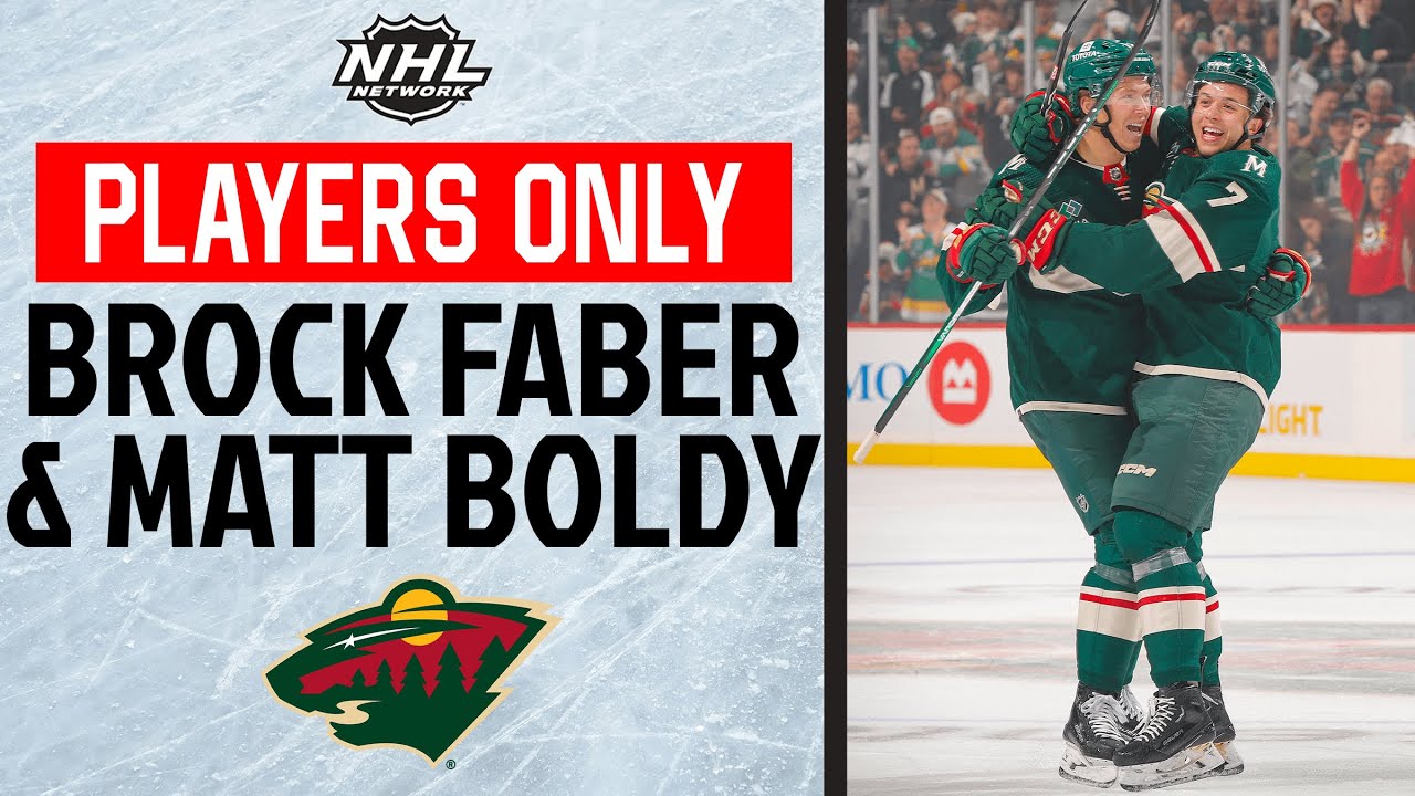 Players Only: Brock Faber & Matt Boldy talk 4 Nations Face-Off, playing together and more