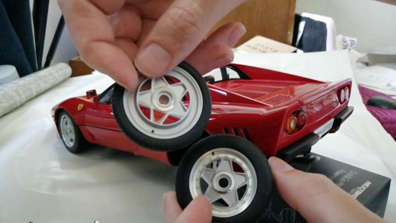 Fitting a Space Saver to a 288 GTO - Tamiya 1/12th Model Ferrari
