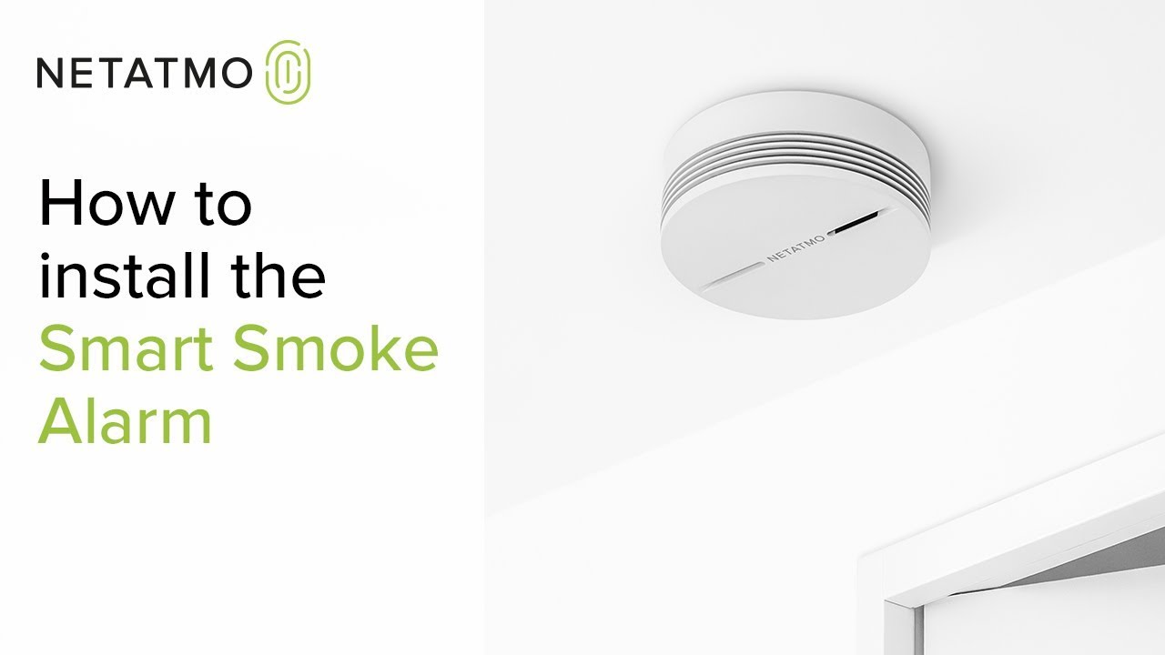 How to install the Netatmo Smart Smoke Alarm