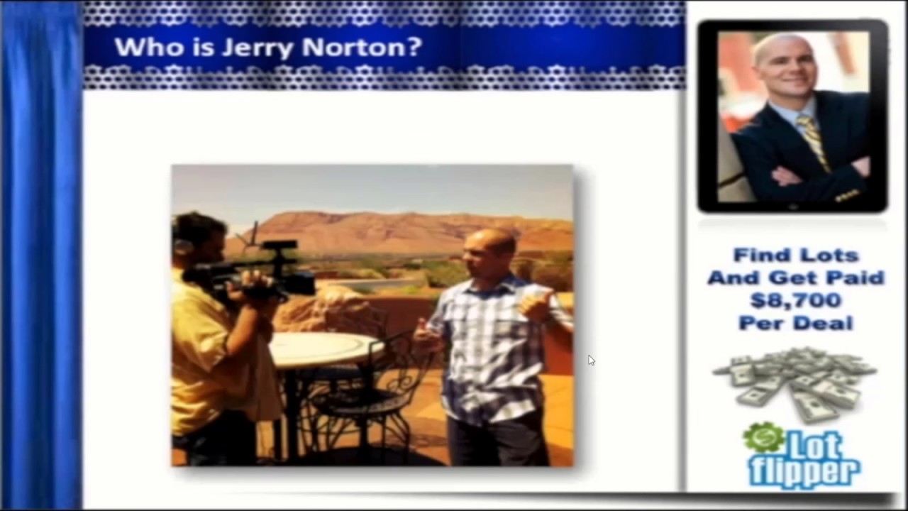 Jerry Norton's Lot Flipper Webinar