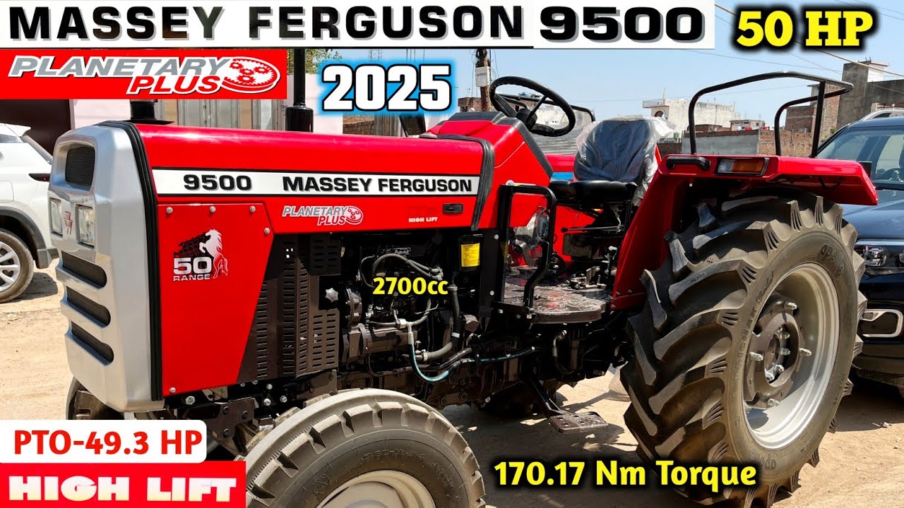 Massey Ferguson 9500 New Model 2025 | Massey 50 HP tractor | Massey Ferguson 9500 | Massey 9500 50HP