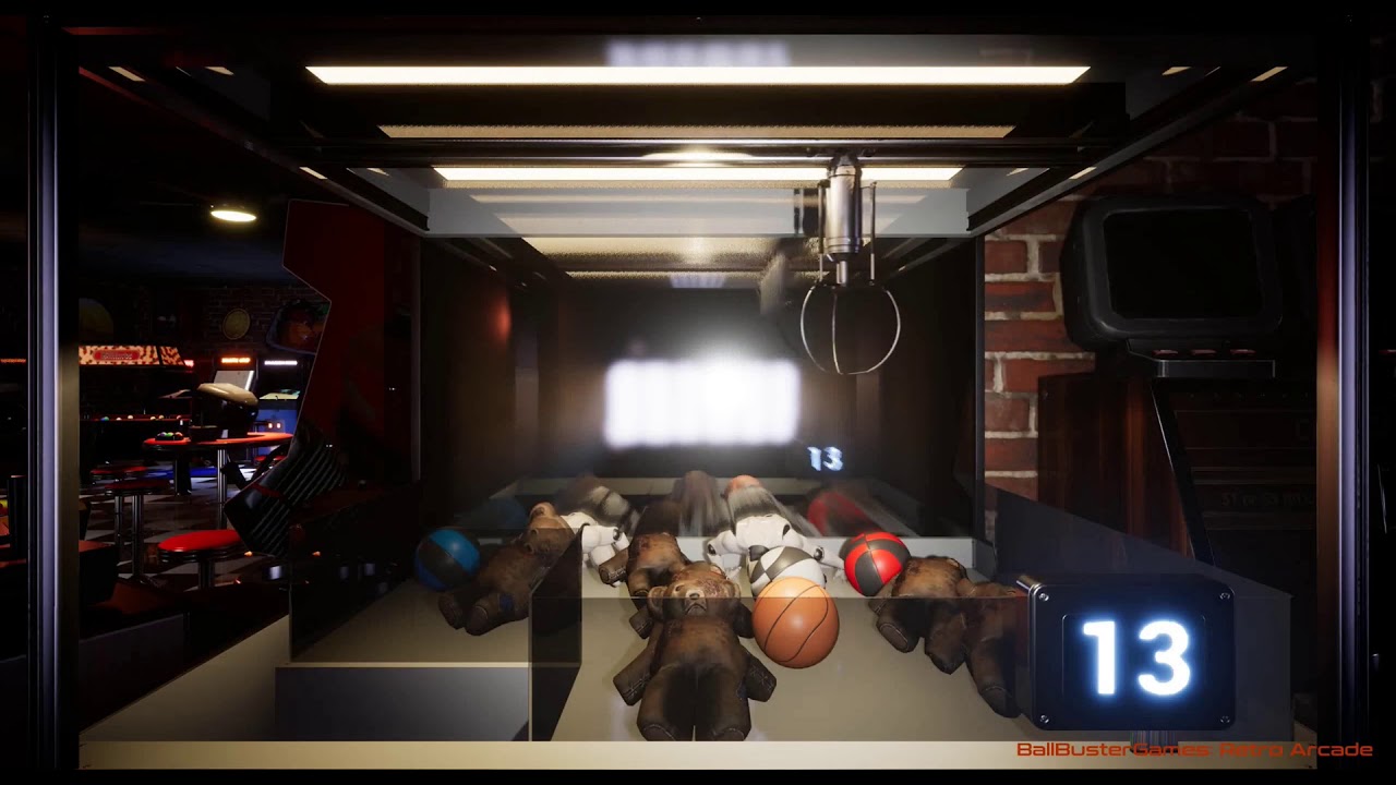 UE4 Retro Arcade (Claw Machine)