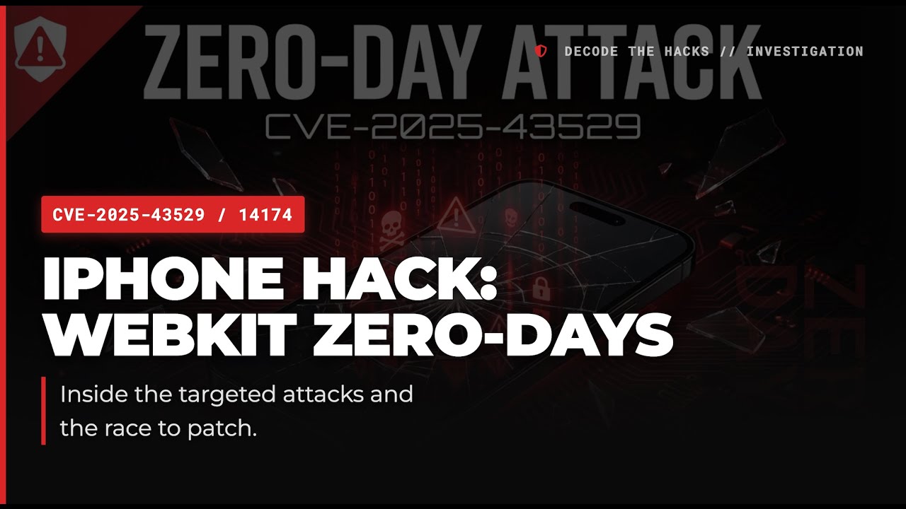 Apple's URGENT Zero-Day Alert: WebKit Flaws Actively Exploited (CVE-2025-43529)
