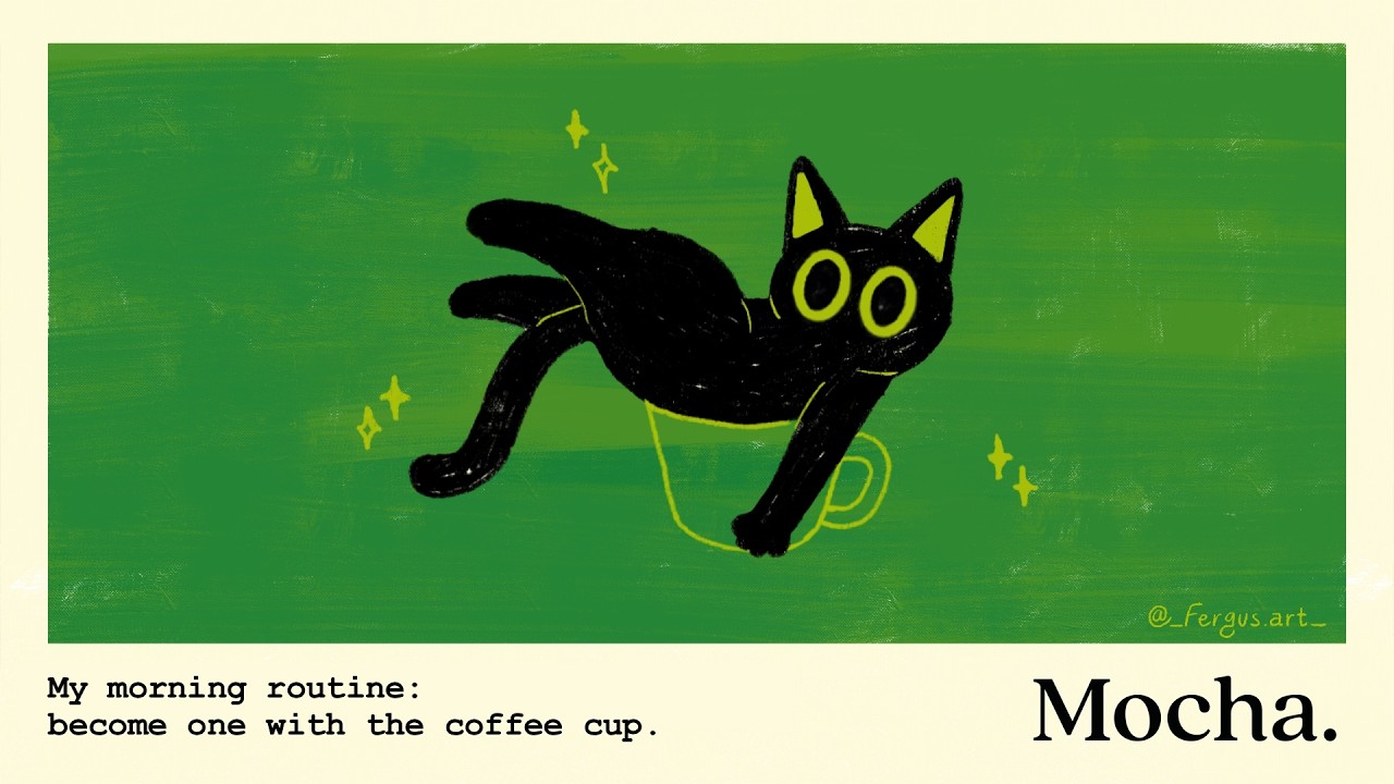 cat latte.