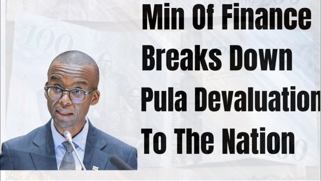 Gaolathe Explains Pula Devaluation: A Move to Protect Botswana’s Economy