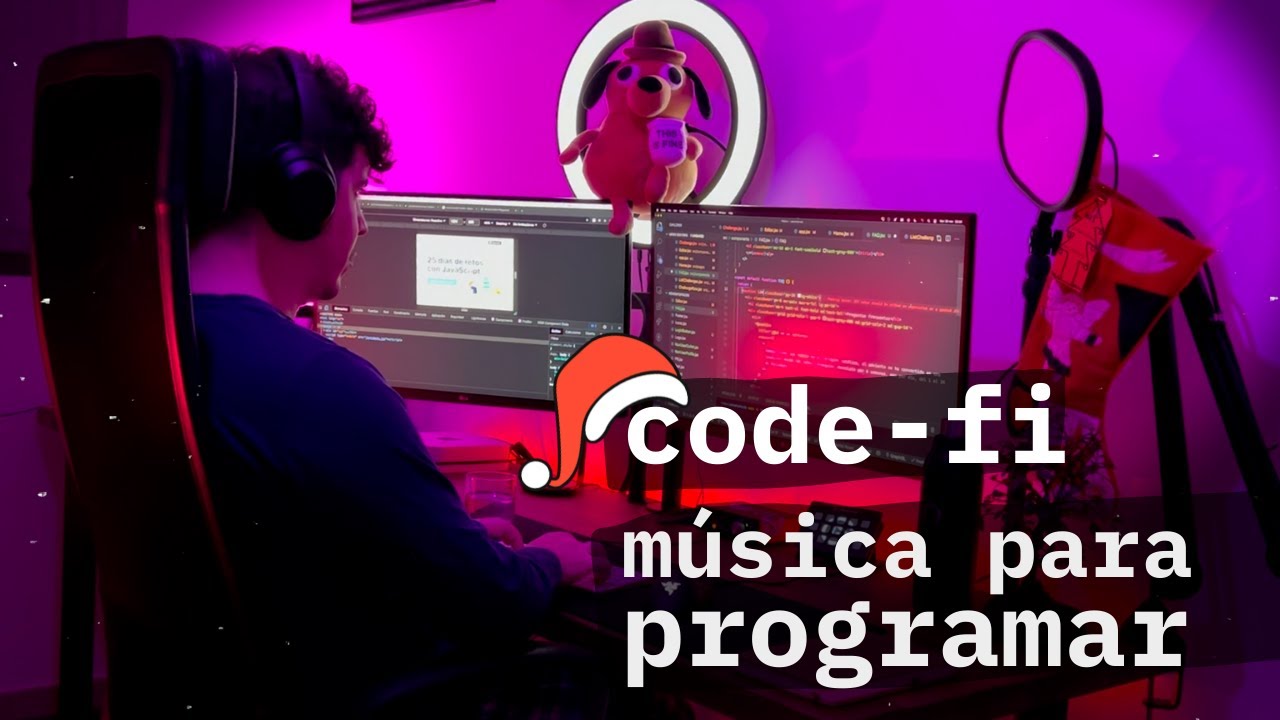 música para programar, trabajar y estudiar en navidad - {code-fi} 🎄