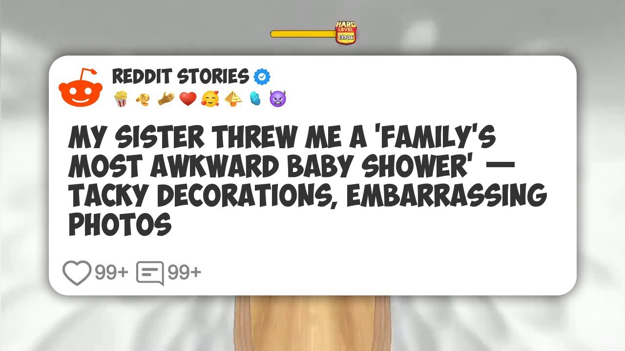 My Sister Threw Me A 'Family’s Most Awkward Baby Shower' — Tacky Decorations, Embarrassing #reddit 