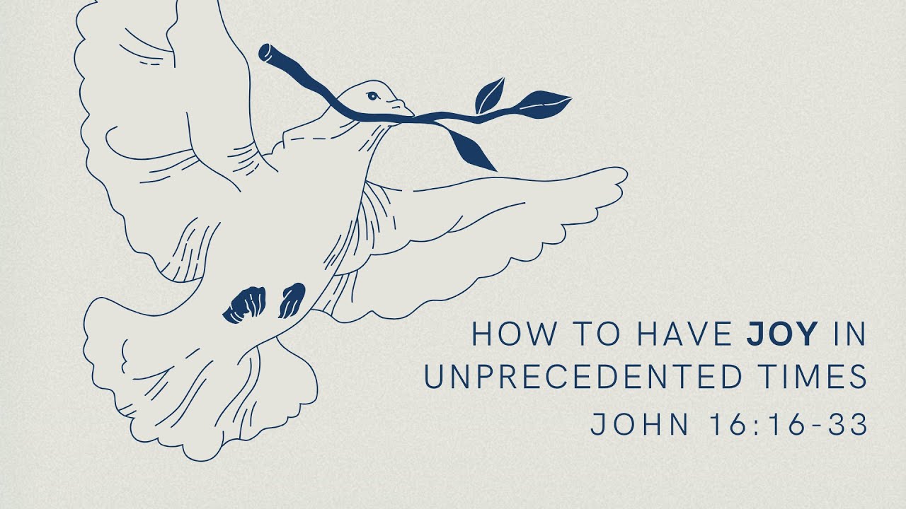 How to Have Joy in Unprecedented Times  | The Gospel of  John 16: 16-33