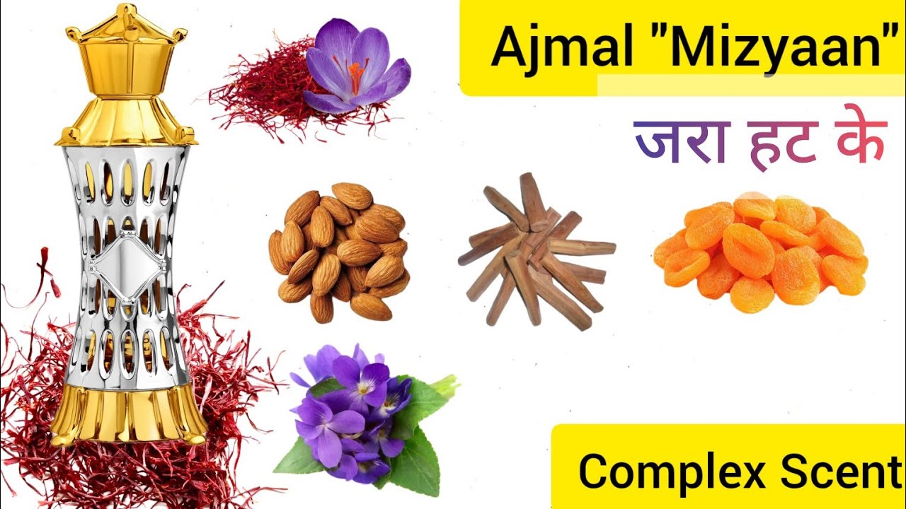Ajmal Mizyaan Attar | Best, Unique & Complex Attar for Men | High Quality Must Have Saffron Scent
