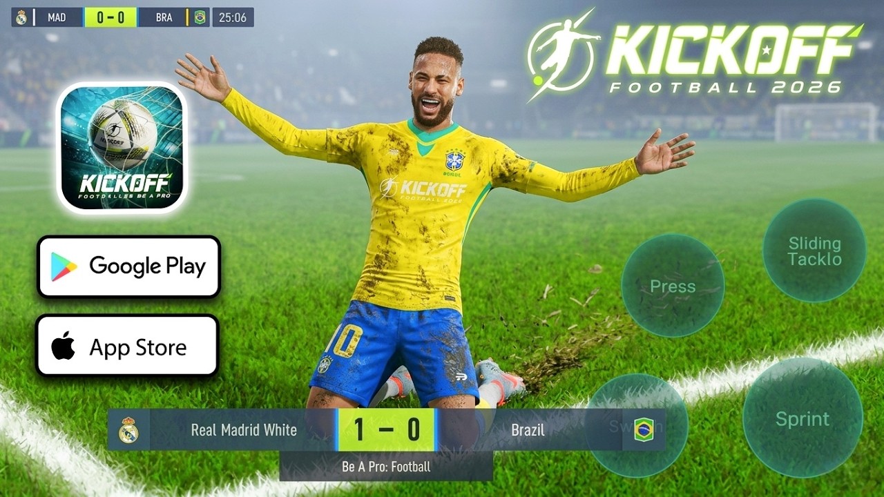 Kickoff Football 26 Mobile для Android/iOS - Kickoff Football 2026 &bull; Стань профессионалом