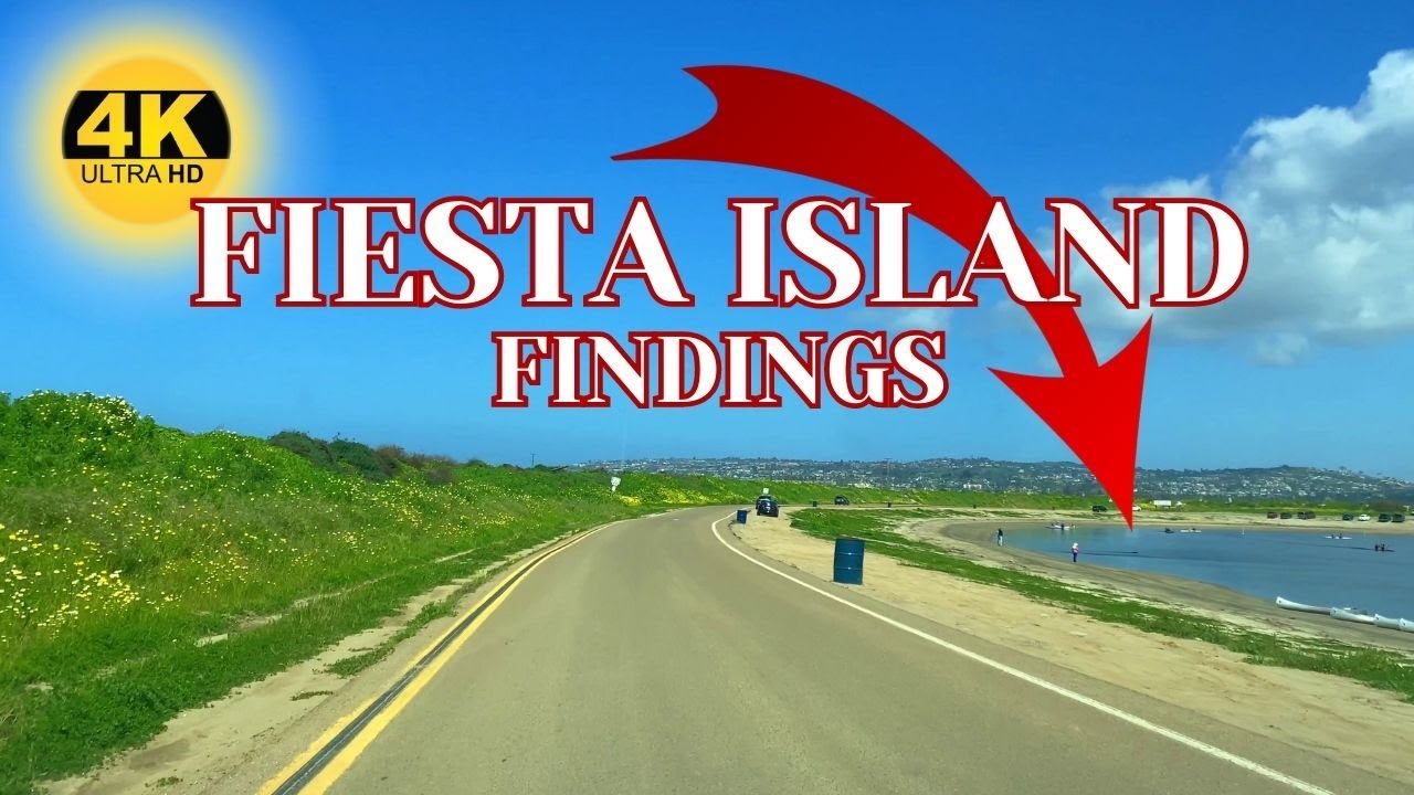 Fiesta Island FINDINGS. 4K DRIVE CAR Video. Driving Travel Channel How to drive car.