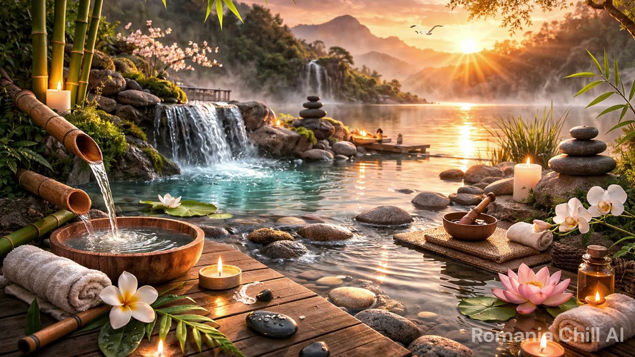 Luxury Spa Ambient - Elegant Piano, Water Sounds & Premium Relaxation for Deep Calm
