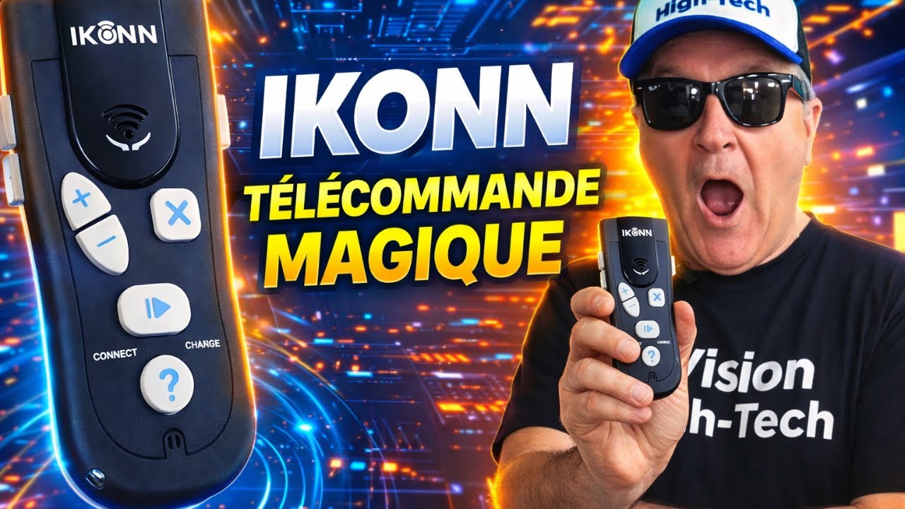 IKONN 🔥 La télécommande vocale pour tout contrôler en mode  aveugle 🧑‍🦯‍➡️