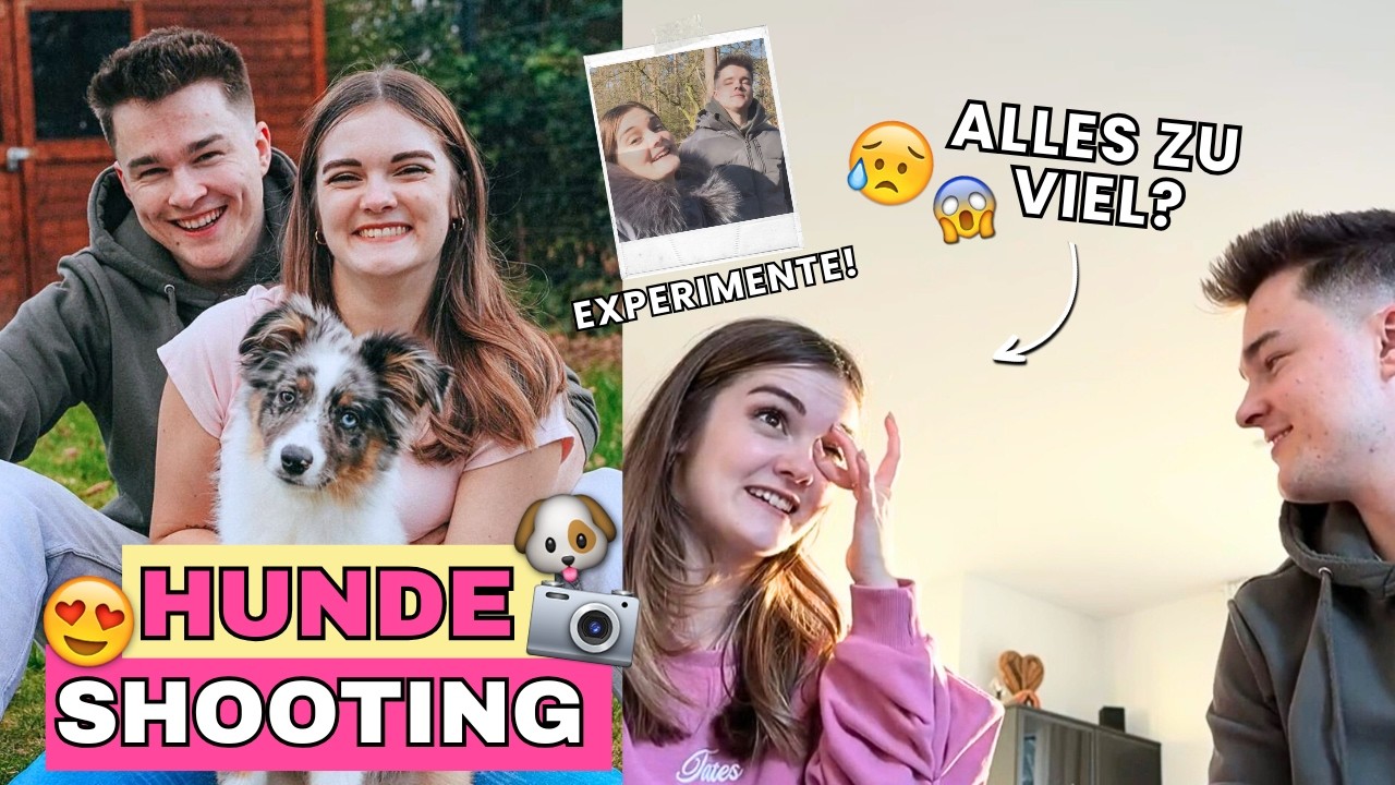 HUNDE SHOOTING mit Dobby 🐶📷😍 Wir machen EXPERIMENTE 😱 & ist VICI alles zu VIEL?? 😥| Hans&Wika