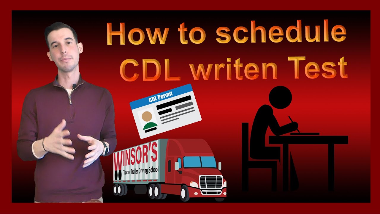 How to schedule your CDL written test online in New Jersey 2021 - Winsors Driving School