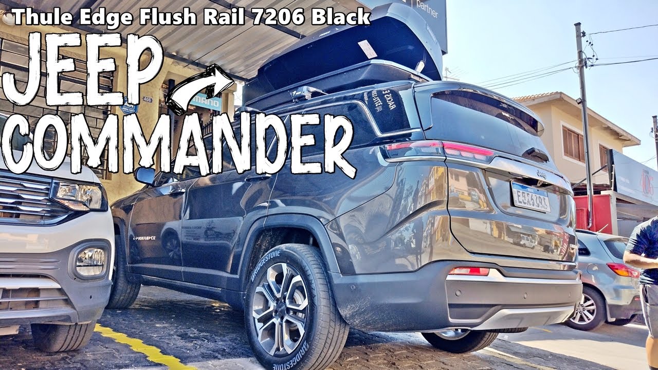 Instalação Rack Thule Edge Flush Rail 7206 Black em Jeep Commander 2023   Montagem