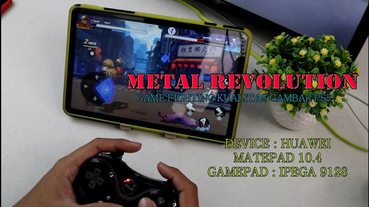 main metal revolution pake stik gamepad ipega 9128
