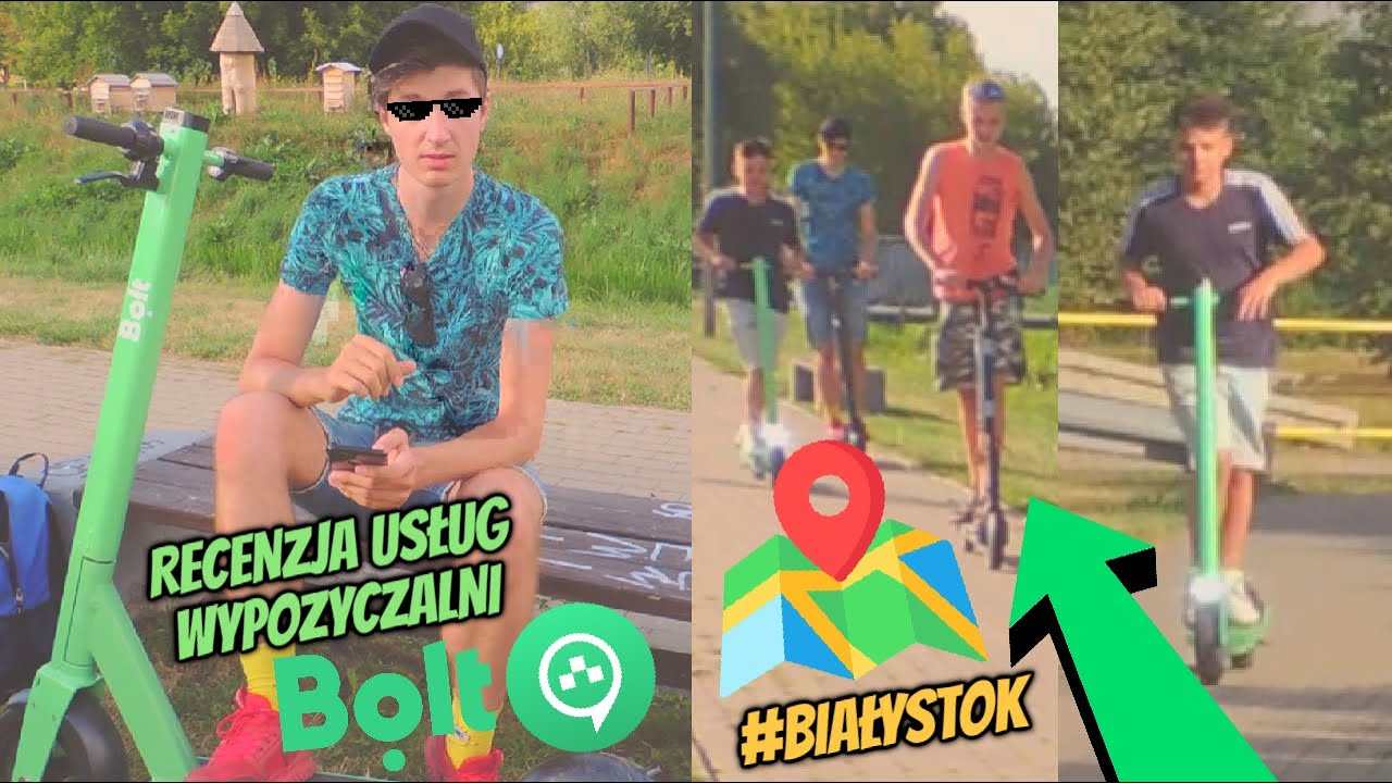 Bolt - Jak to działa z hulajnogami? (Białystok)