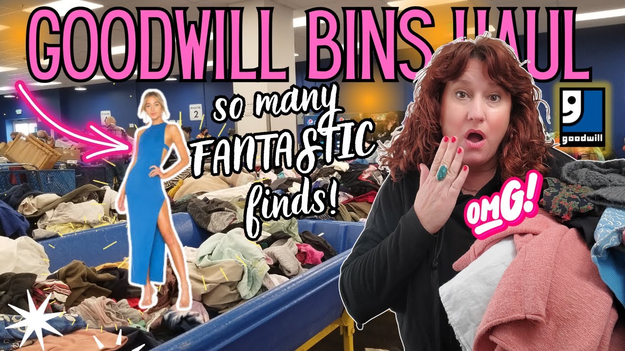 Why Does Goodwill Do This?!! ~ A FANTASTIC Goodwill Outlet Bins Thrift Haul To Resell On Ebay