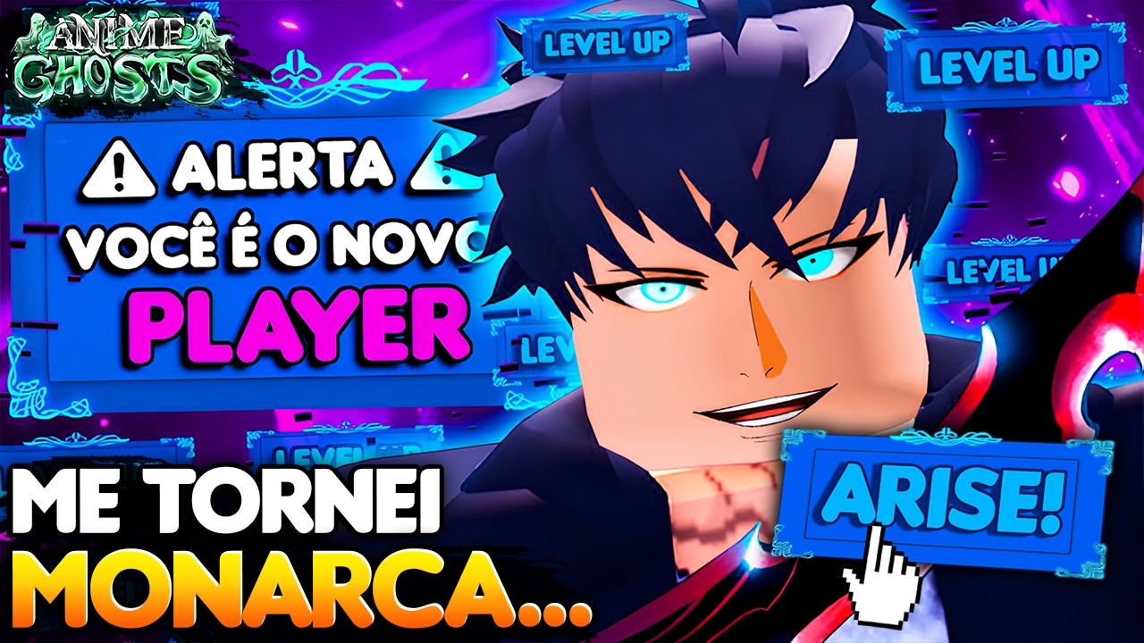VIREI MONARCA DAS SOMBRAS e ZEREI O GAME DE VEZ... BUG? SCRIPT?? - ANIME GHOSTS