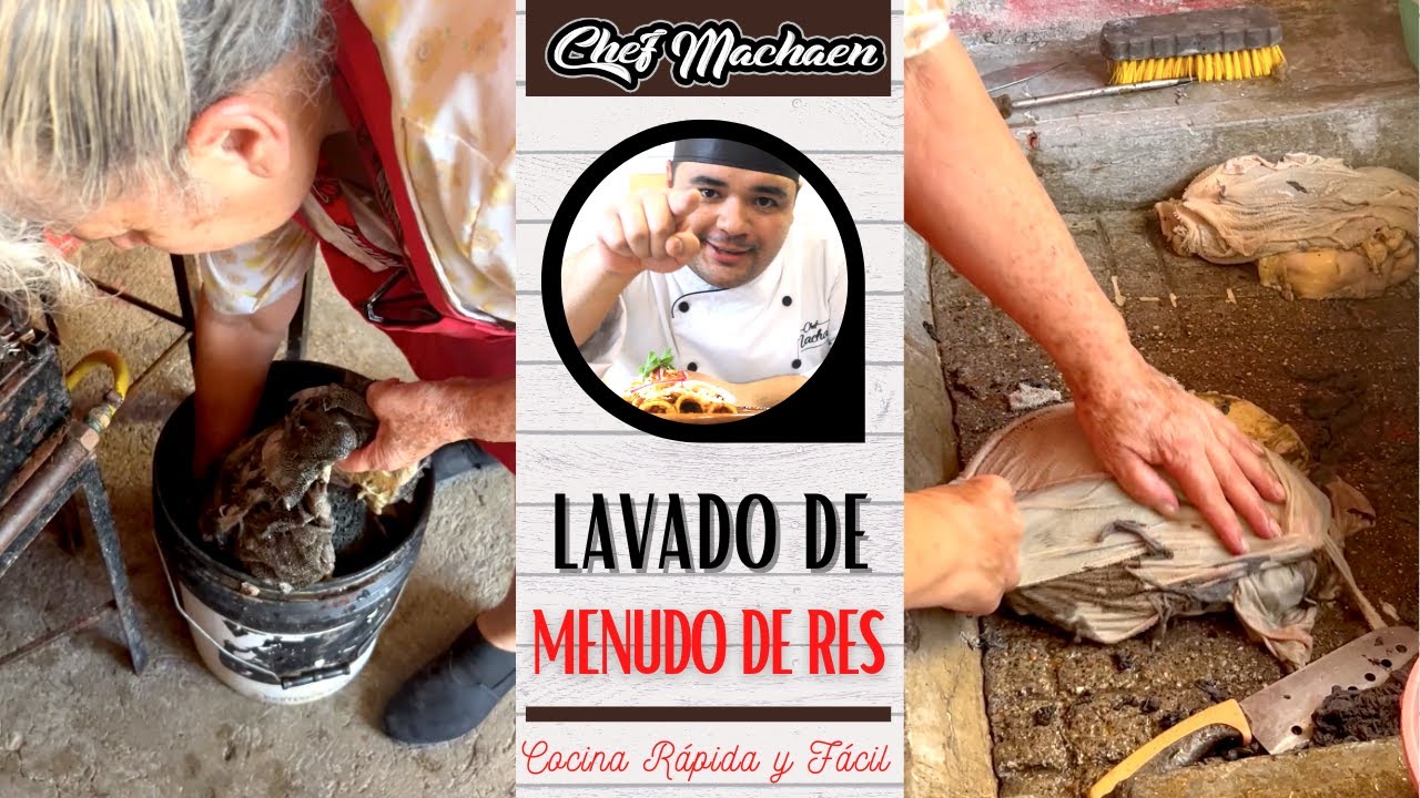 Así se lava la panza de la res para preparar Menudo, sin cal ni químicos 🐮🇲🇽 Parte 3