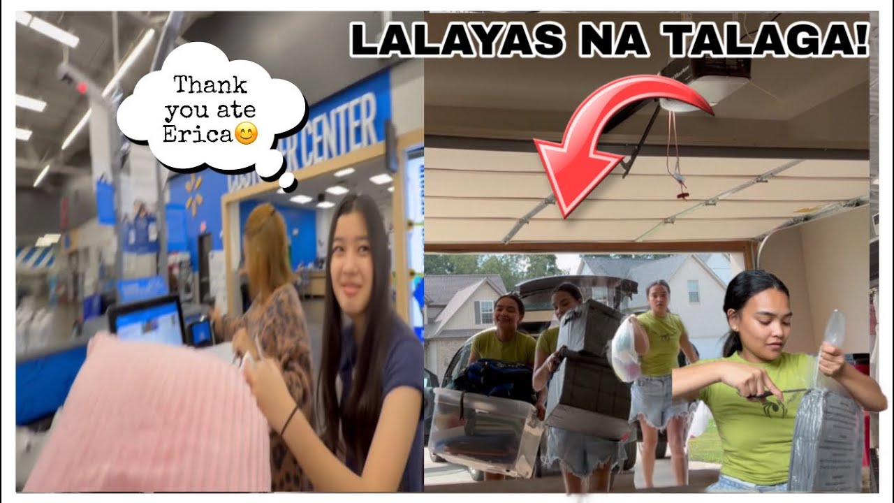NAGLIPAT NA NG MGA GAMIT NAMIN+PINAG SHOPPING NI ERICA SI KATHLEEN 🫶 |Our life in America 🇺🇸 