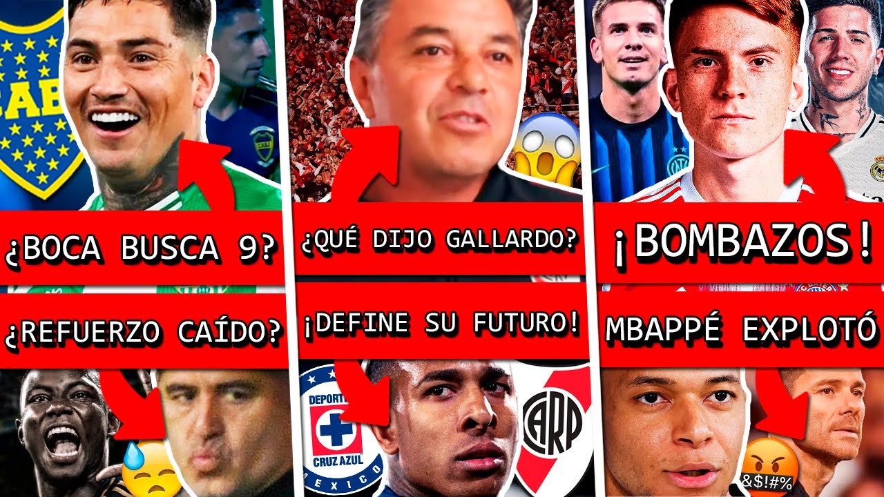 BOCA avanza por este NUEVO 9?+ GALLARDO sorprende a RIVER+ MASTANTUONO se va del REAL MADRID?+ BOMBA