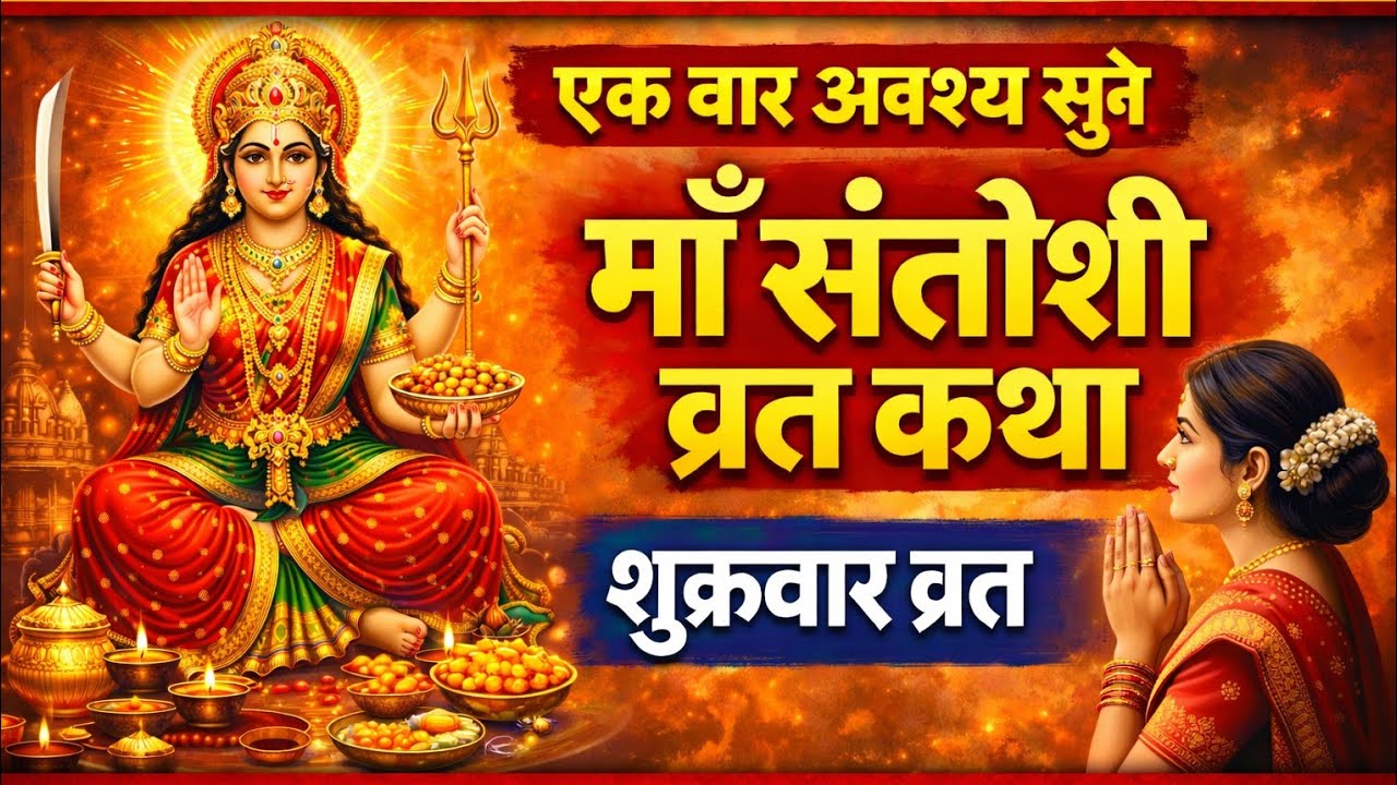 Shukravar Vrat Katha - संतोषी माता की कथा | Santoshi Mata Ki Vrat Katha | Santoshi Mata ki Kahani