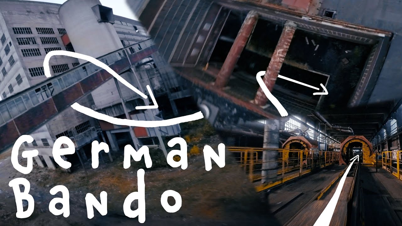 Zeche W. BIGGEST Bando in GERMANY - Lost Place/Bando FPV FREESTYLE 4K
