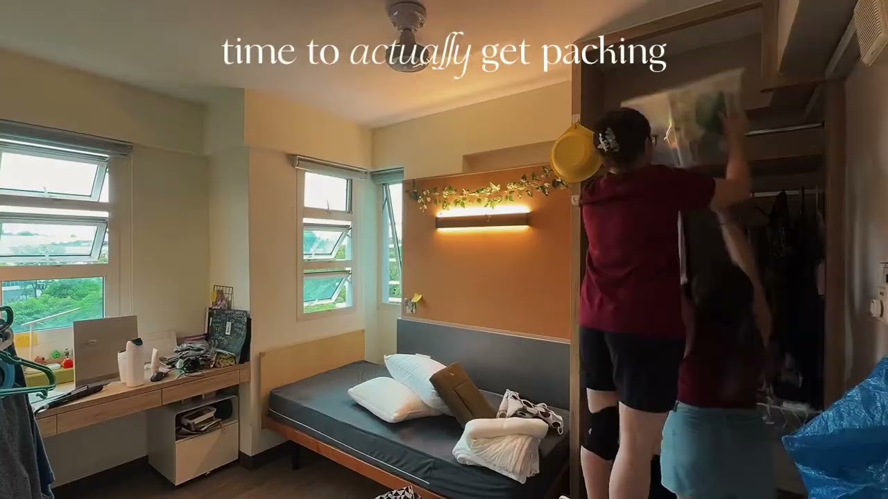 🎄vlogmas day 2: dorm move out 🧳