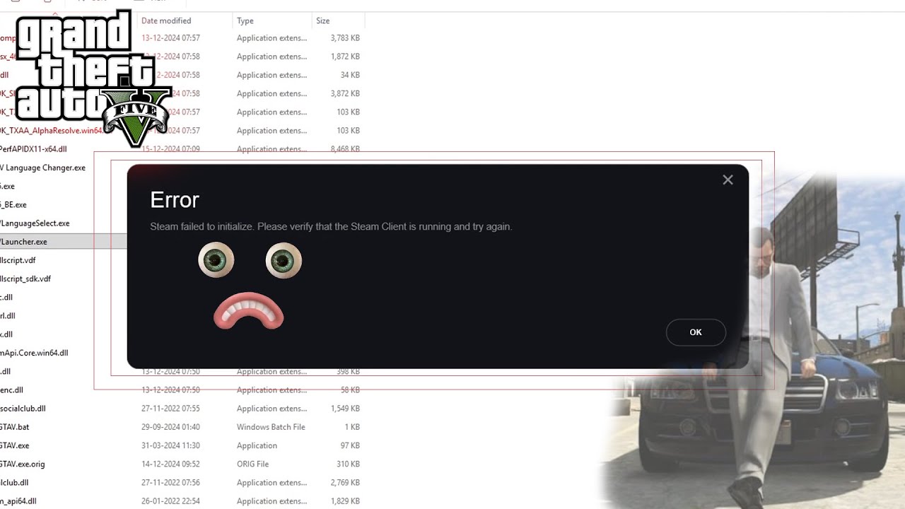 Steam failed to initialize  Please verify that the Steam Client is running and try again | Fix Error