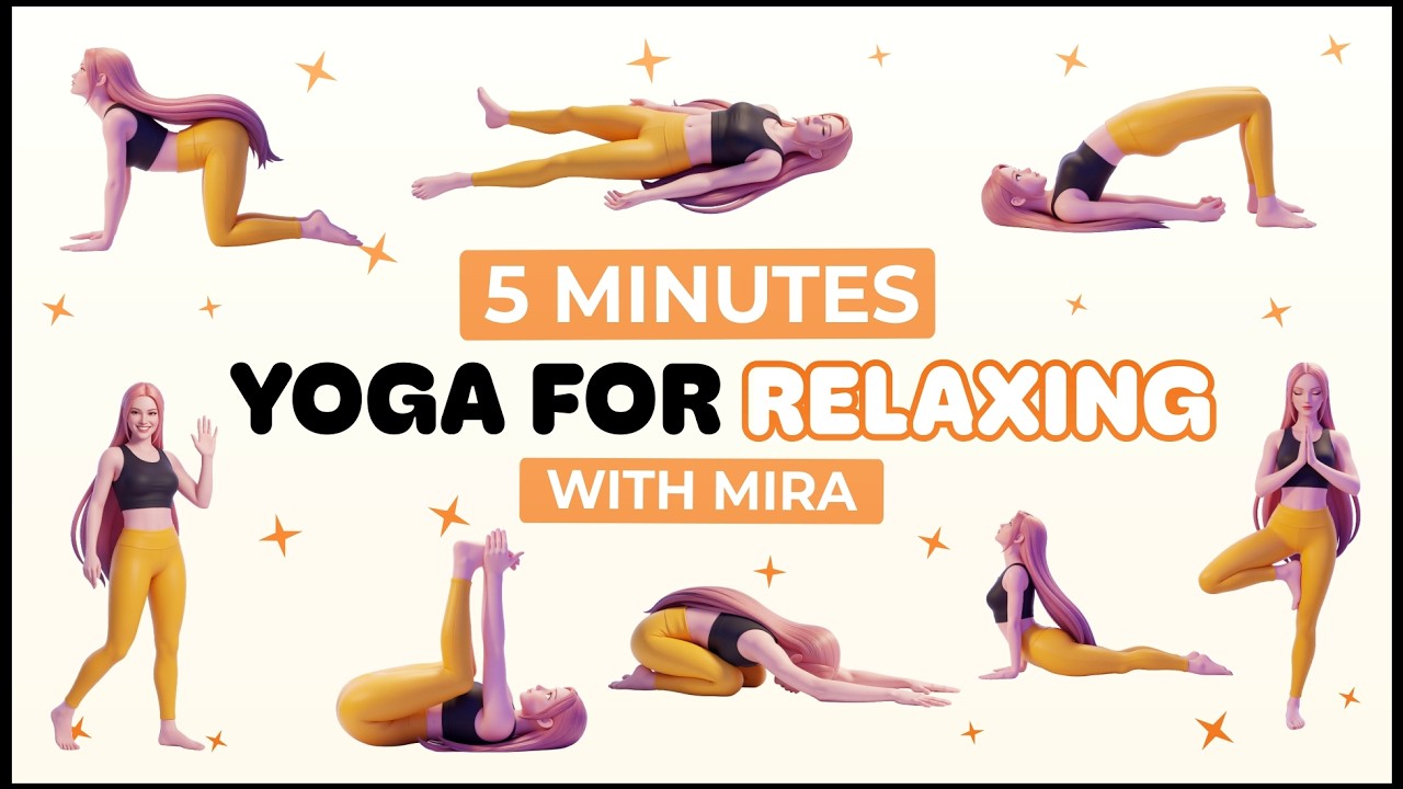 Easy Yoga for Kids: Healthy Postures in 5 Minutes! | Yoga for Relaxing | Yoga Poses for Children