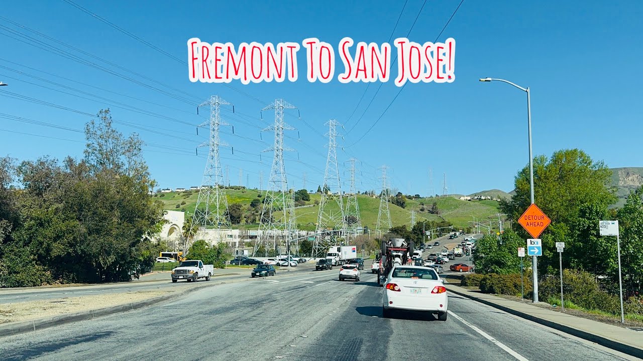 FREMONT TO SAN JOSE CALIFORNIA DRIVE!