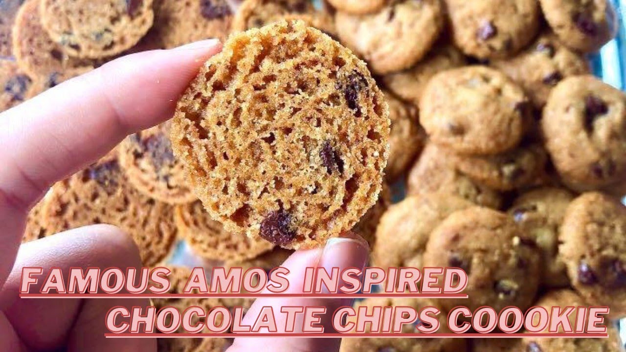 Mini Crunchy Chocolate Chip Cookies – Famous Amos Inspired Recipe Crunchy Cookies (Less Sweet)