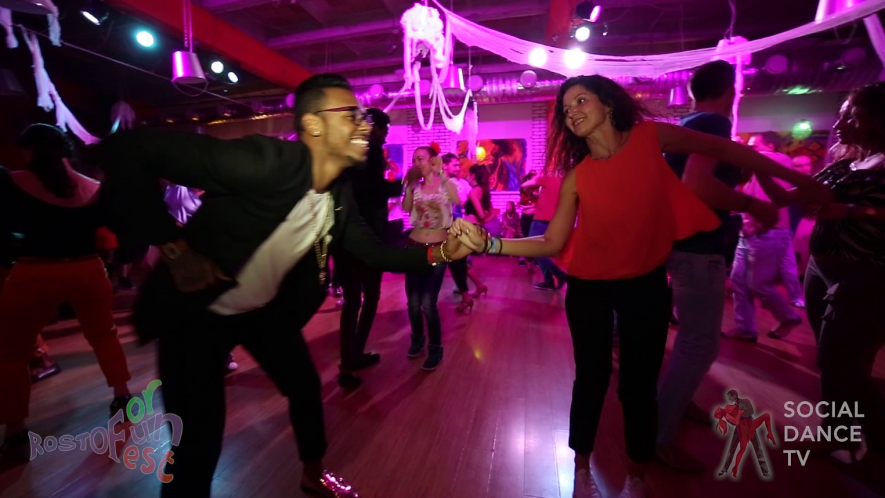 Yoandy Villaurrutia & Nadezda Neskoromnaya at the Rostov For Fun Fest 2016