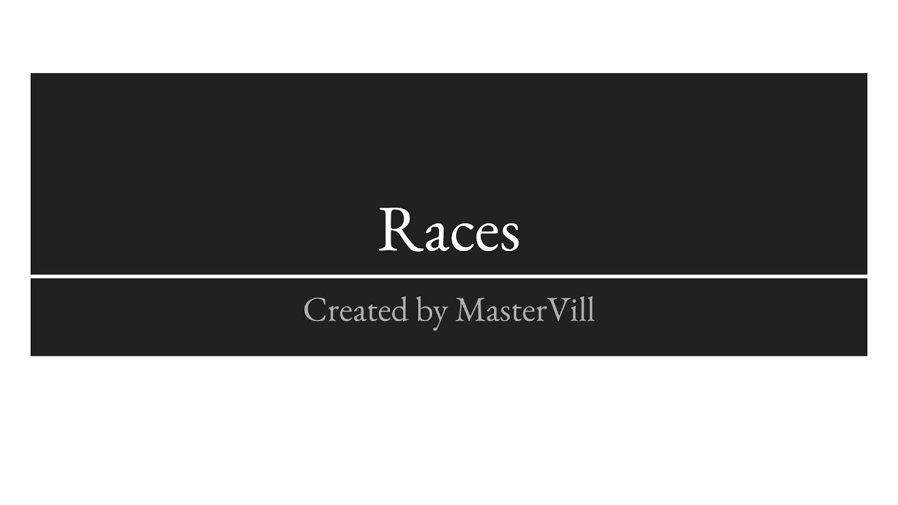 Races in D&D