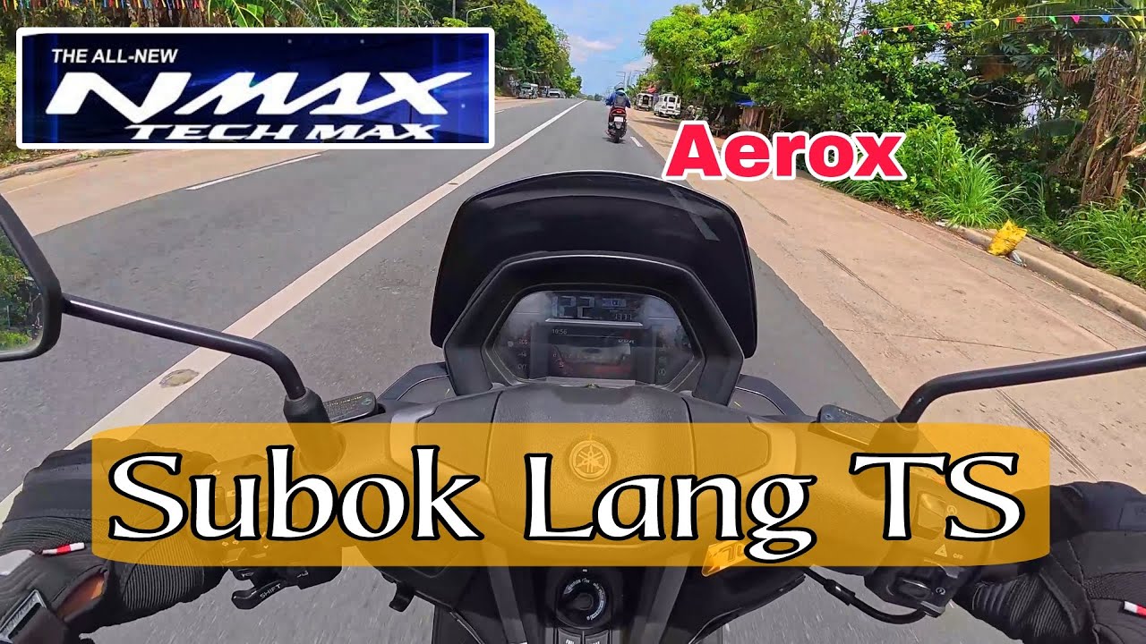 Subukan Mag-TOP SPEED sa Nmax Techmax | Tagaytay-Nasugbu road | Nmax vs Aerox | Philippines