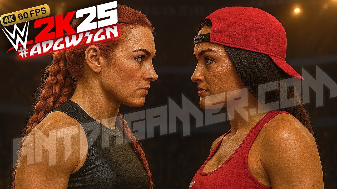 Никки Белла (дополнение «Остров») против Бекки Линч *WWE 2K25*4K60FPS*PS5*Легендарный геймплей